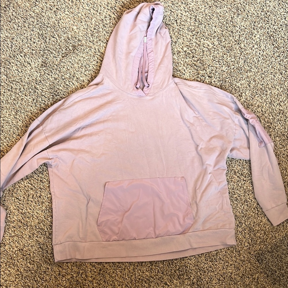 Light Pink Hoodie with Front Pocket